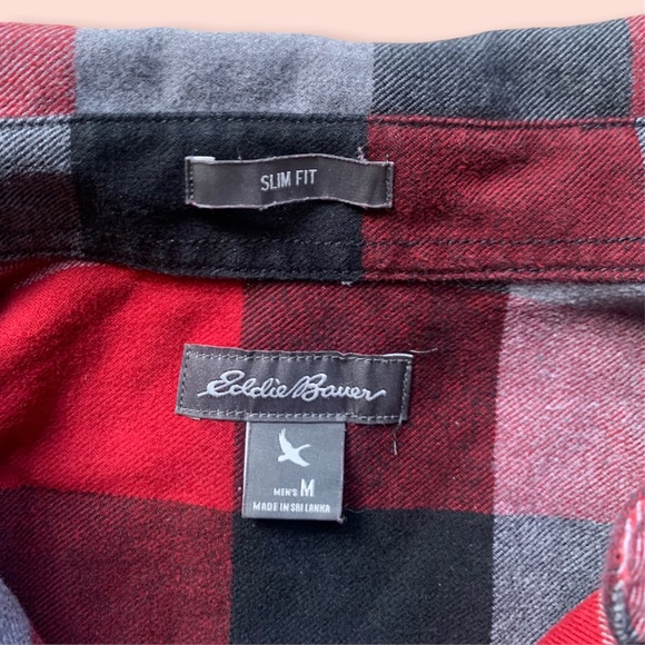 Eddie Bauer Slim Fit Flannel Shirt - Picture 4 of 4